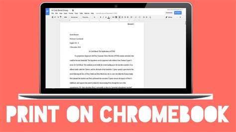 how to print in chromebook and why is it important to understand the printing process?